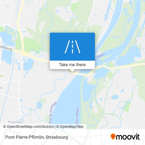 Pont Pierre Pflimlin map