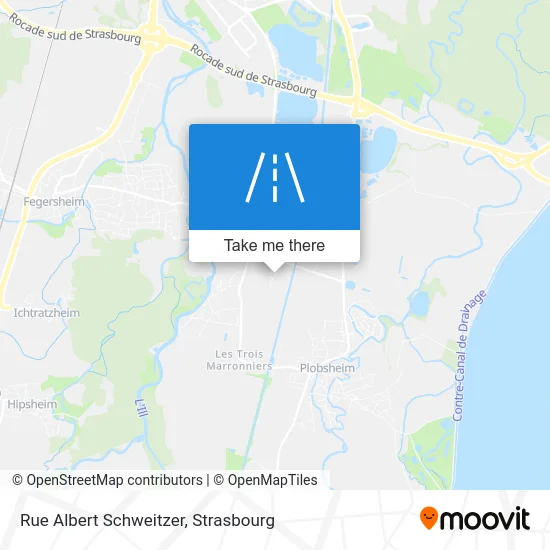 Rue Albert Schweitzer map