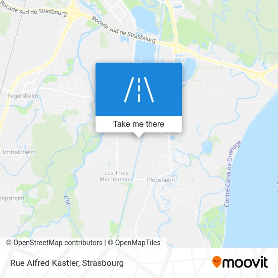 Rue Alfred Kastler map
