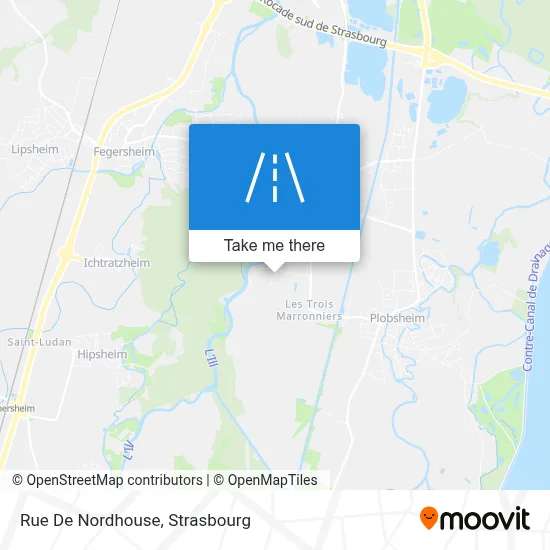 Rue De Nordhouse map