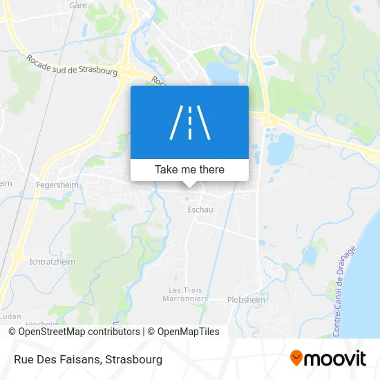 Rue Des Faisans map