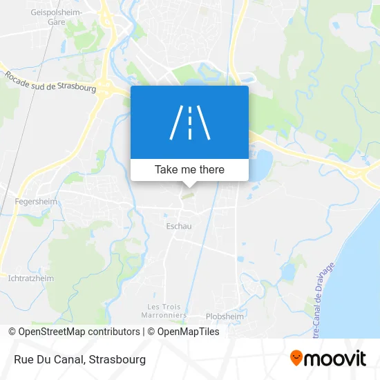 Rue Du Canal map