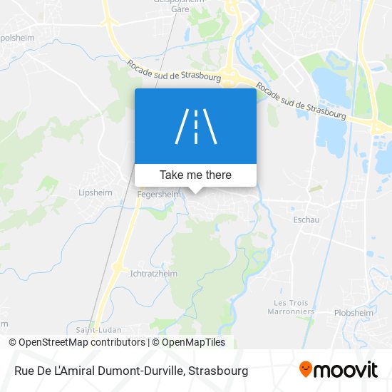 Rue De L'Amiral Dumont-Durville map
