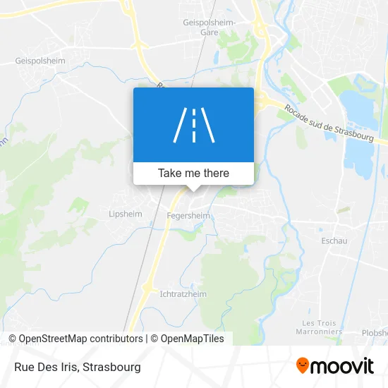 Rue Des Iris map