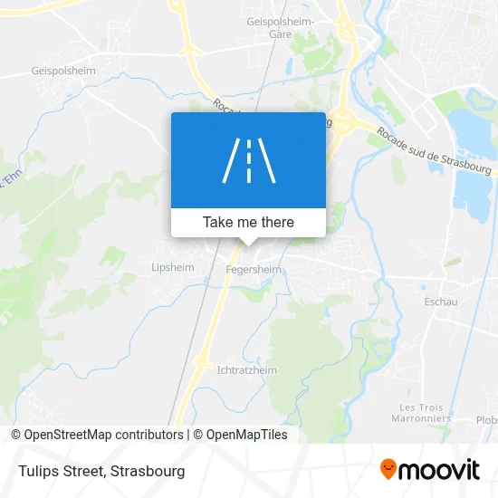 Rue Des Tulipes map