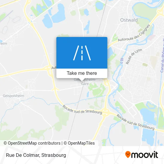 Rue De Colmar map