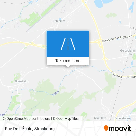 Rue De L'École map