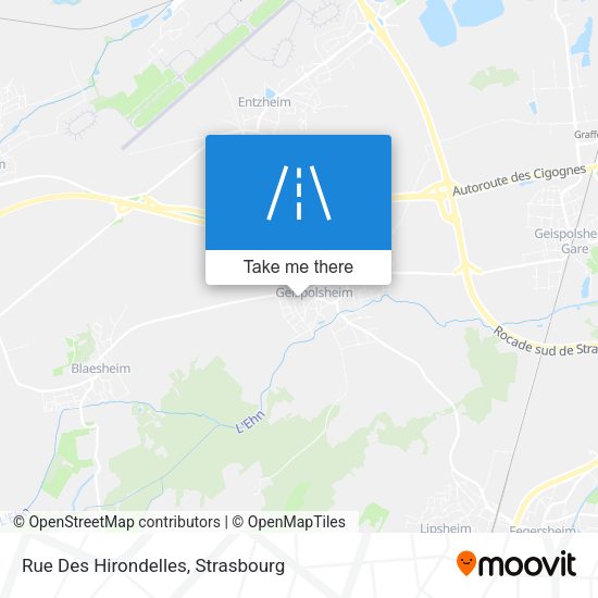 Rue Des Hirondelles map