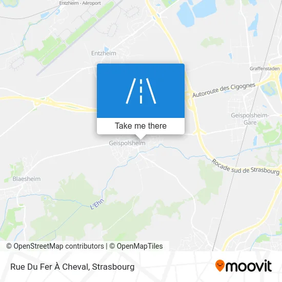 Rue Du Fer À Cheval map