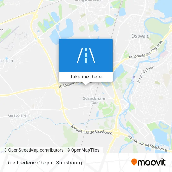 Rue Frédéric Chopin map