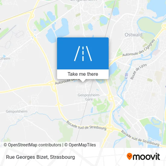 Rue Georges Bizet map