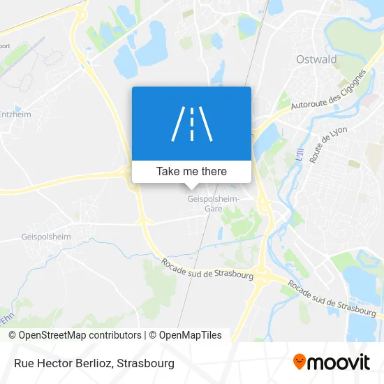 Rue Hector Berlioz map