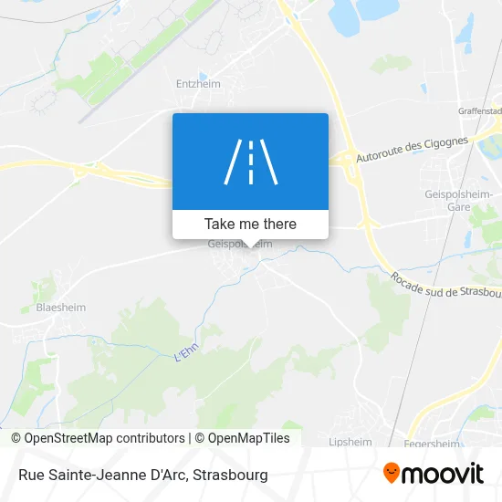 Rue Sainte-Jeanne D'Arc map