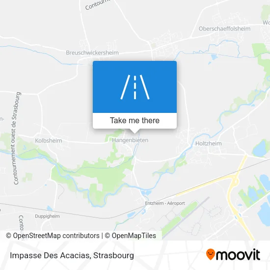 Impasse Des Acacias map