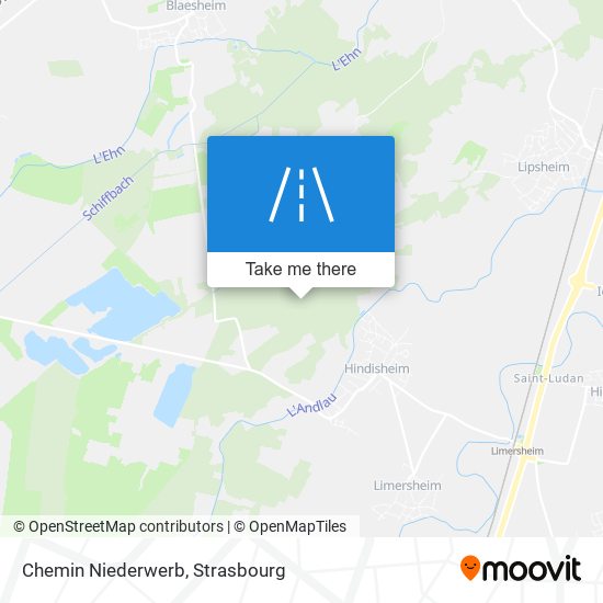 Chemin Niederwerb map