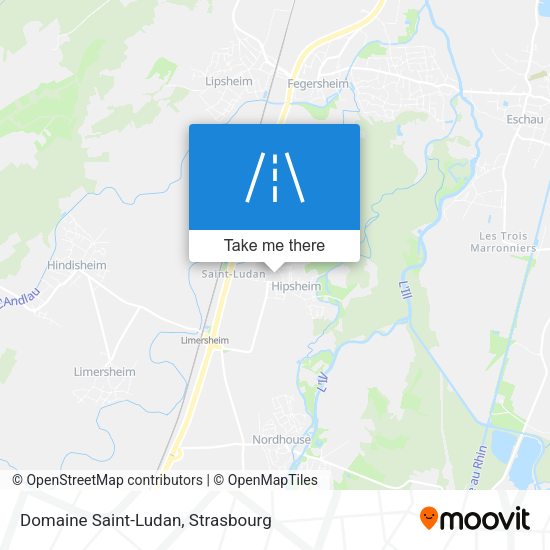 Domaine Saint-Ludan map