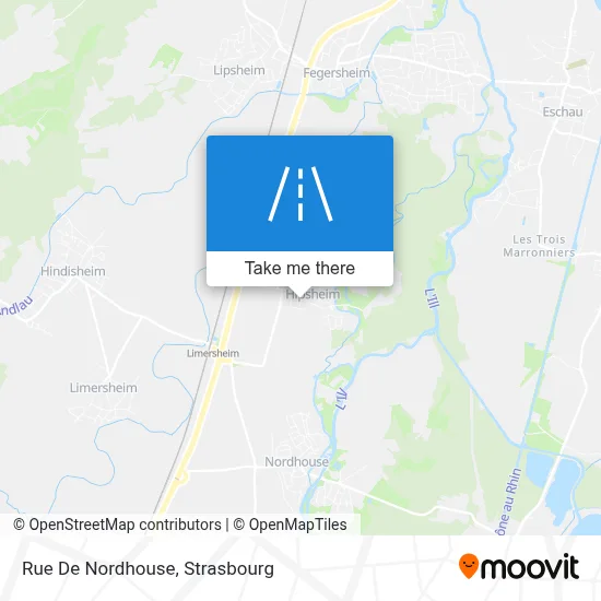 Rue De Nordhouse map