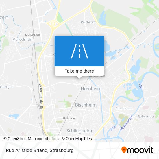 Rue Aristide Briand map