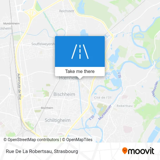 Rue De La Robertsau map