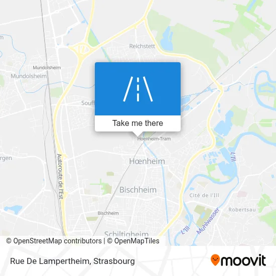 Rue De Lampertheim map