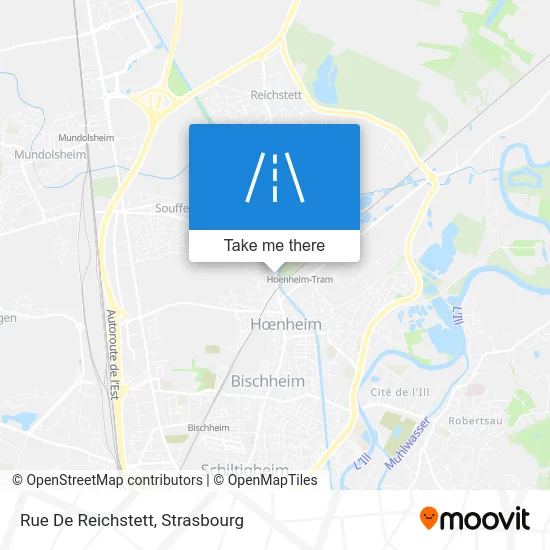 Rue De Reichstett map