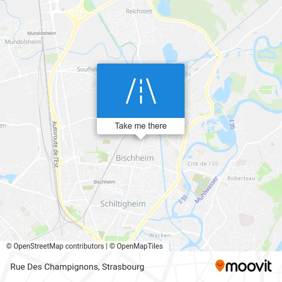 Rue Des Champignons map