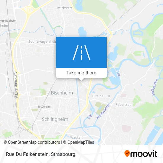 Rue Du Falkenstein map