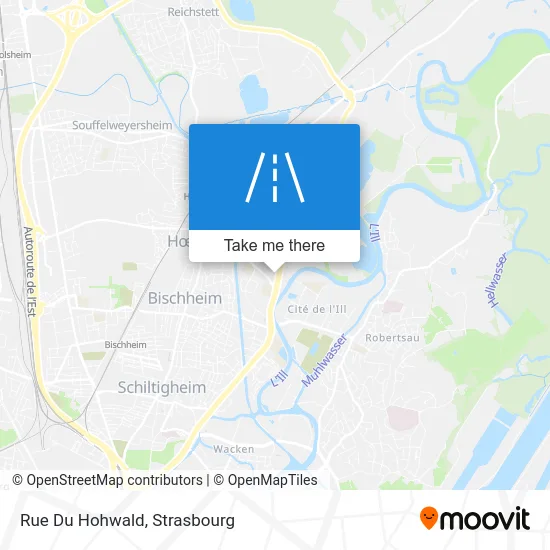 Rue Du Hohwald map