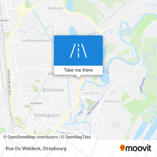 Rue Du Waldeck map