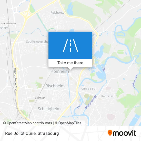 Rue Joliot Curie map