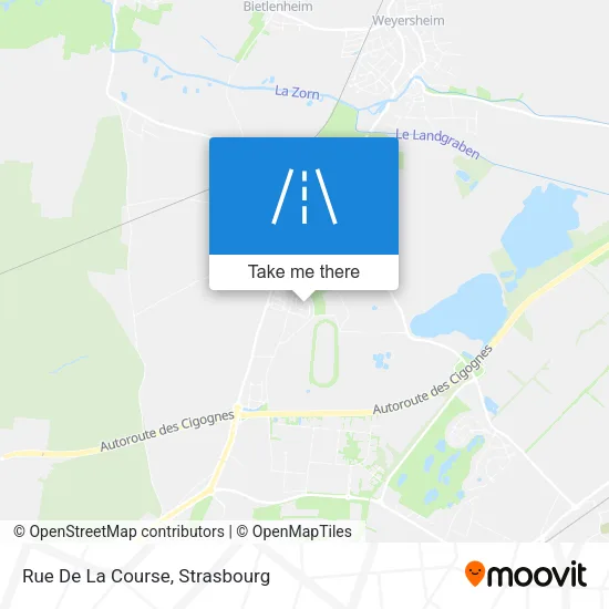 Rue De La Course map