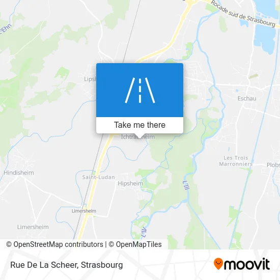 Rue De La Scheer map