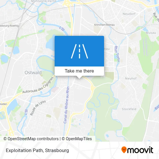 Chemin D'Exploitation map