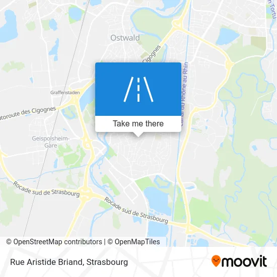 Rue Aristide Briand map