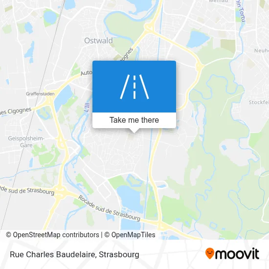 Rue Charles Baudelaire map