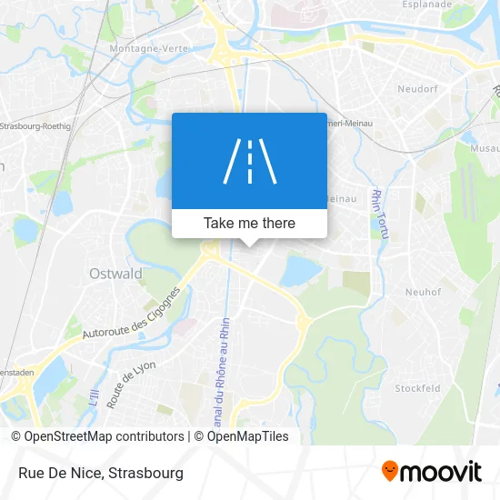 Rue De Nice map
