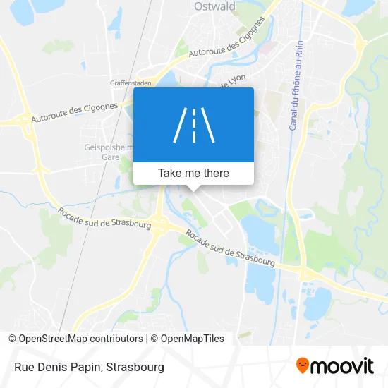 Rue Denis Papin map