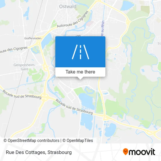 Rue Des Cottages map