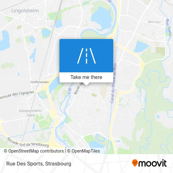 Rue Des Sports map