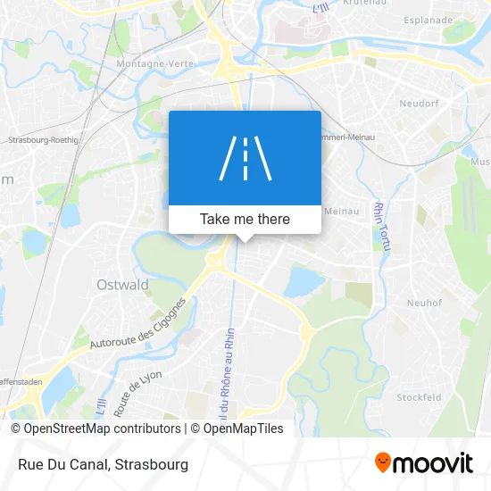 Rue Du Canal map