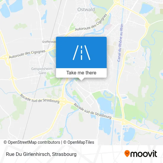 Rue Du Girlenhirsch map