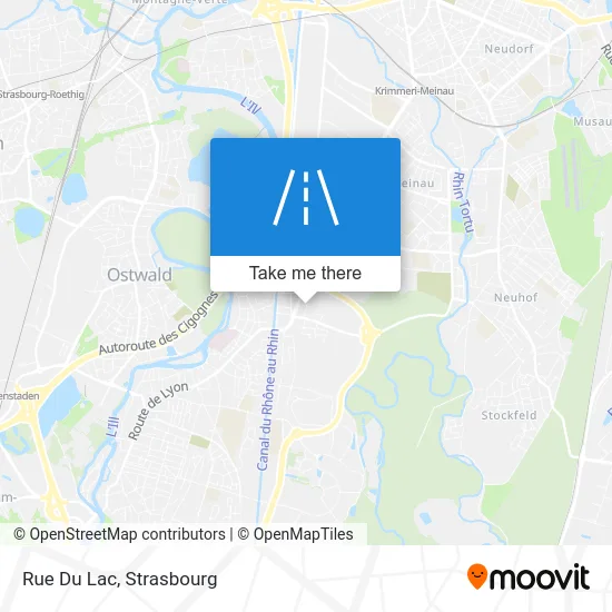 Rue Du Lac map