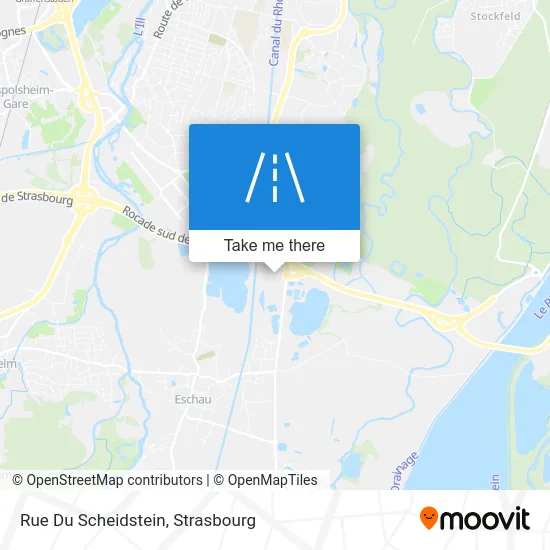 Rue Du Scheidstein map