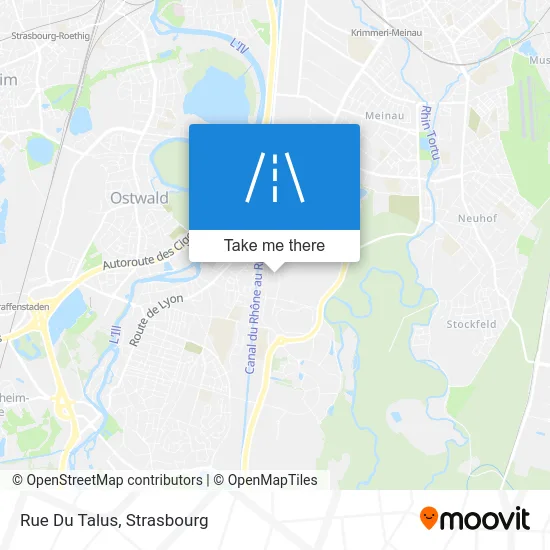 Rue Du Talus map