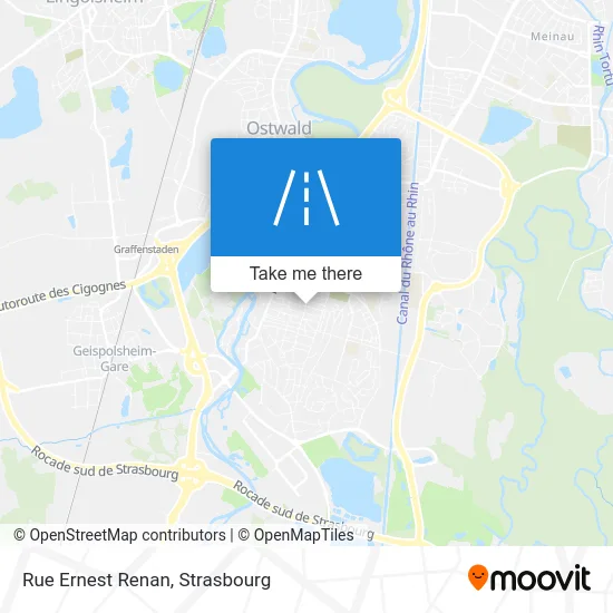 Rue Ernest Renan map