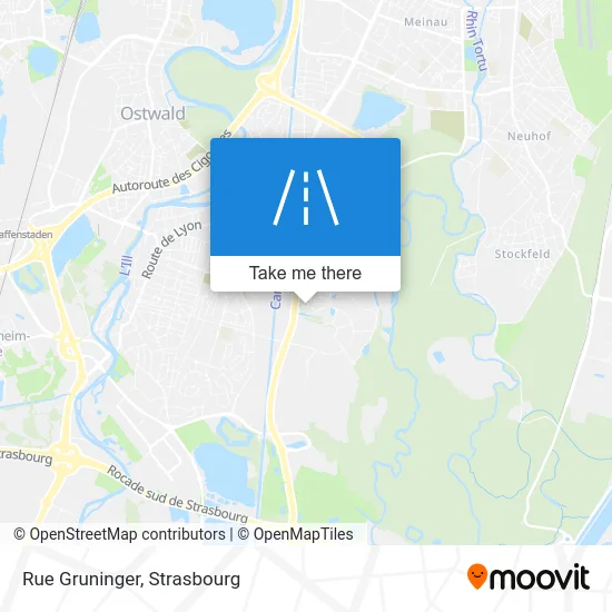 Rue Gruninger map