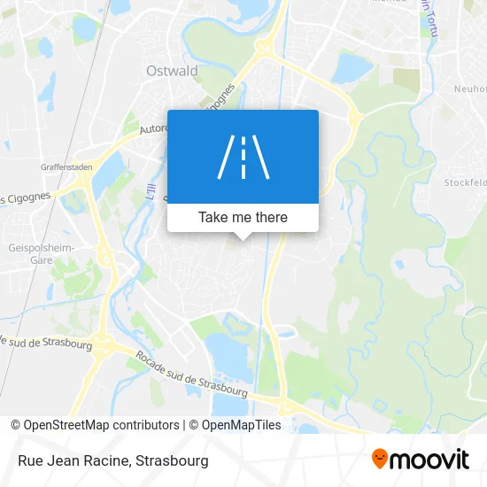 Rue Jean Racine map
