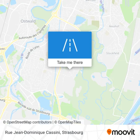 Rue Jean-Dominique Cassini map