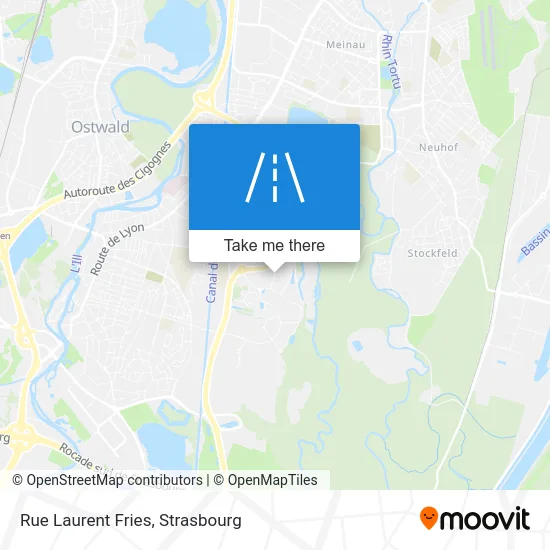 Rue Laurent Fries map