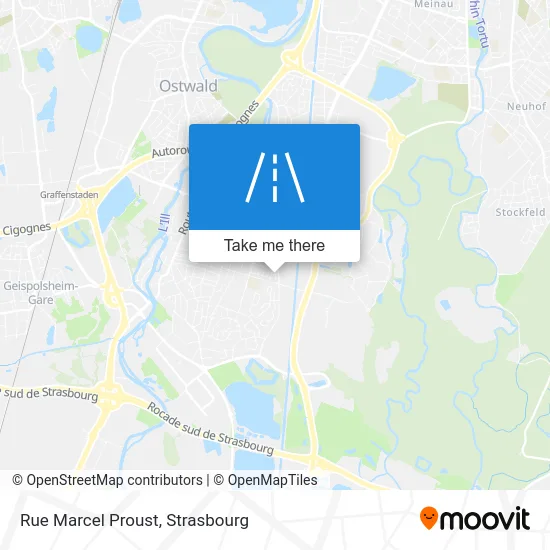 Rue Marcel Proust map